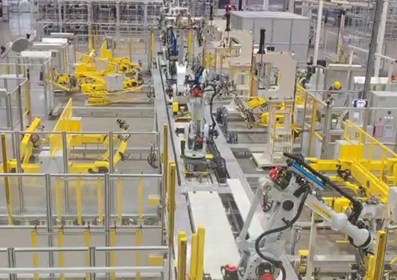 一体化压铸件智能生产线