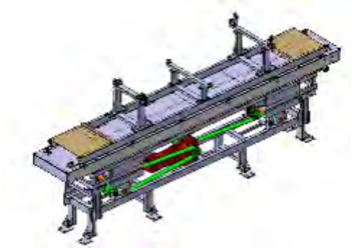 低速滚床输送系统